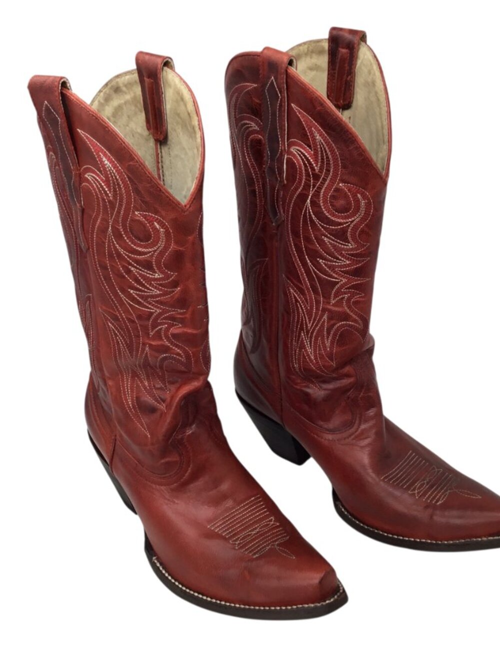 Idyllwind Redhot Boots Miranda Lambert Red Leather Western Snip Toe Size 10 B